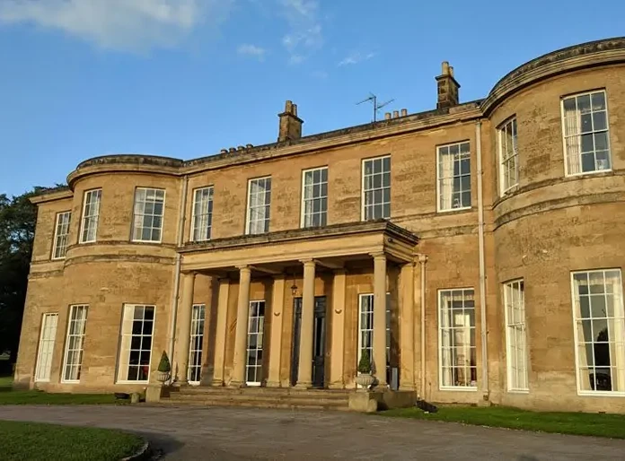Facade of Rudding Park showcasing insulation applications
