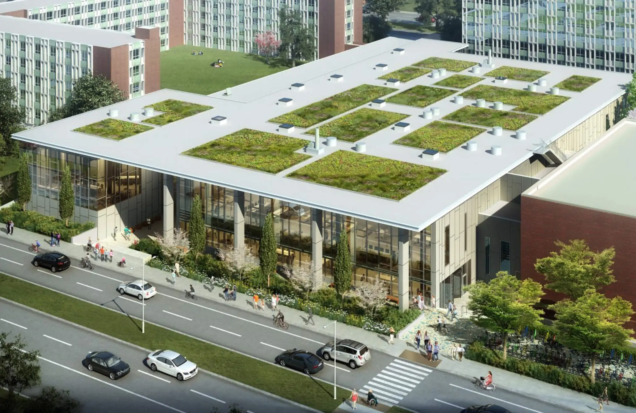 University of Illinois Townsend Hall project showcasing thermal bridging solutions